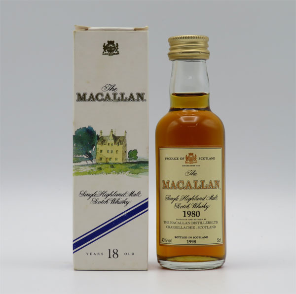 ミニボトル マッカラン18年 1980 43度 50ml 【公式通販】