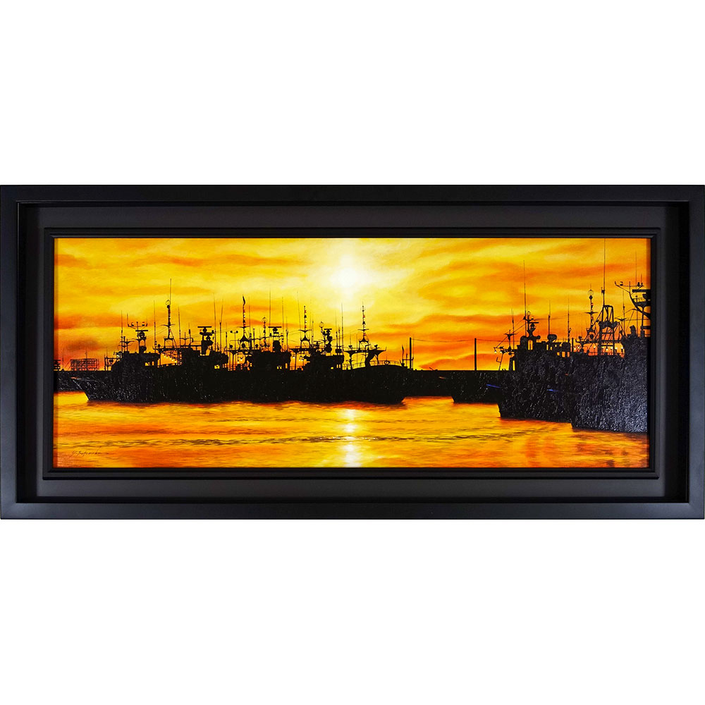 楽天市場】帆船 日本丸の通販 油彩画 中垣龍一「日本丸」 WF6号 油絵