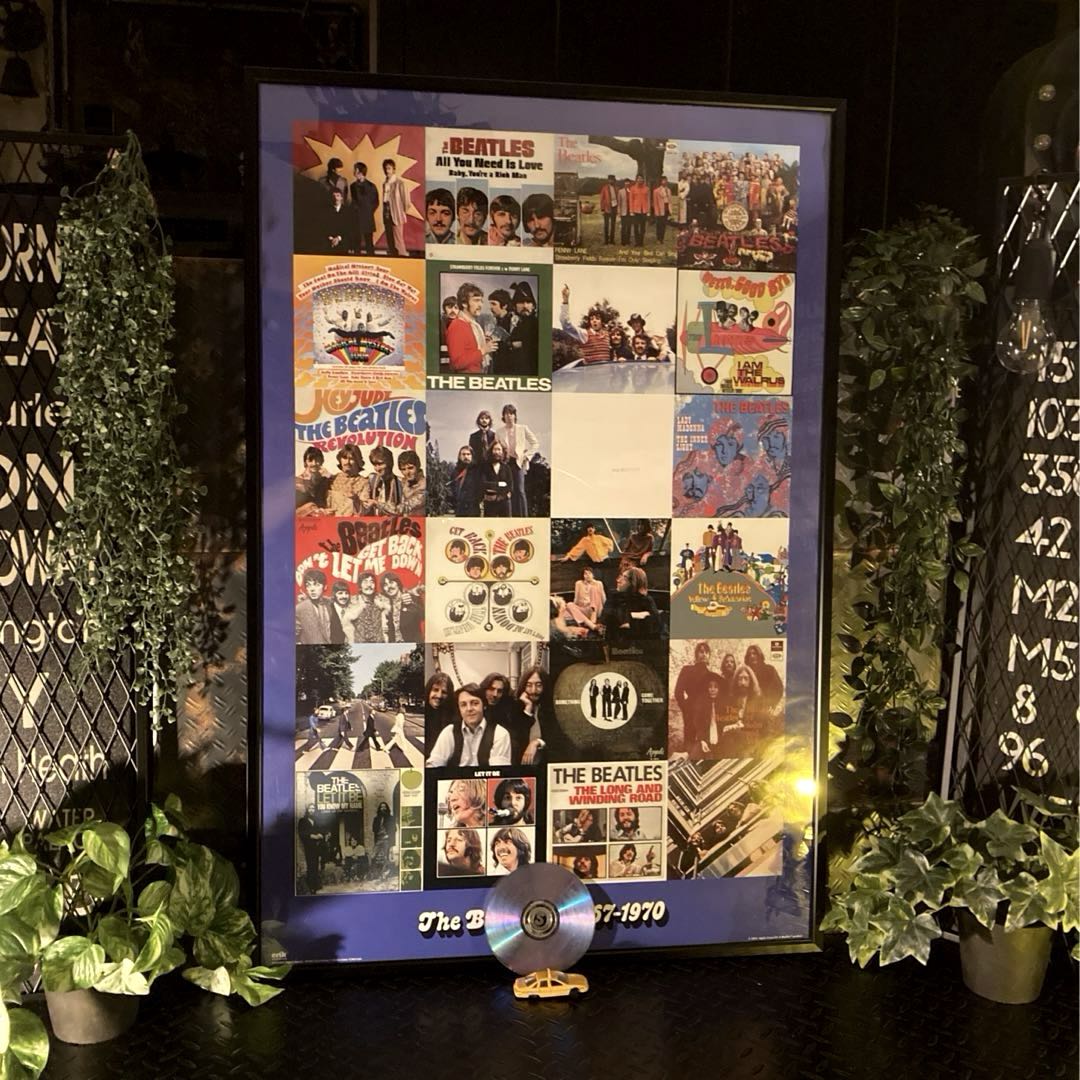 楽天市場】｢THE BEATLES｣1967~1970超超大型アートポスター(額入り