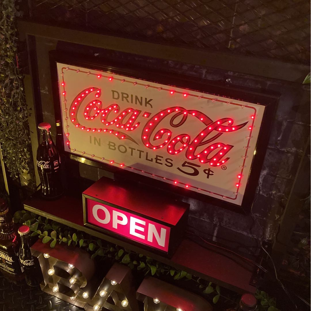 爆レア☆コカコーラ ネオンサイン アロー インテリア ダイナー