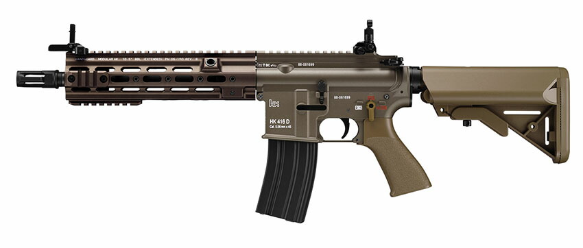 楽天市場】次世代電動ガン HK416 デルタカスタム Tanカラー【東京