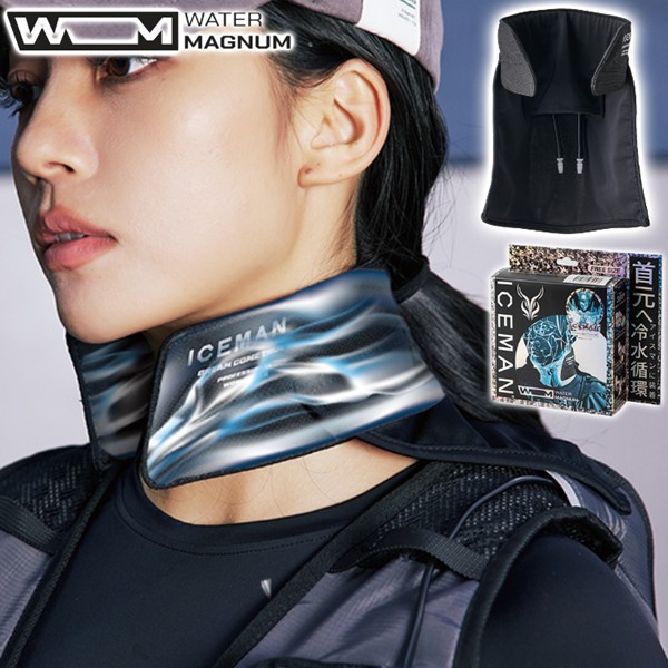 ICEMAN WATER MAGNUM ネックウォーマーICM-WM1 ブラック Amazon.co.jp