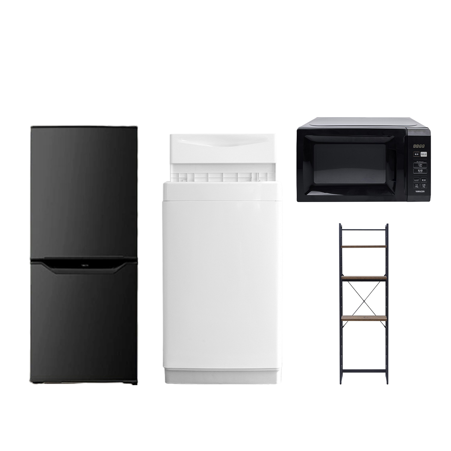 楽天市場】新生活家電セット 4点セット 一人暮らし (6kg洗濯機 106L
