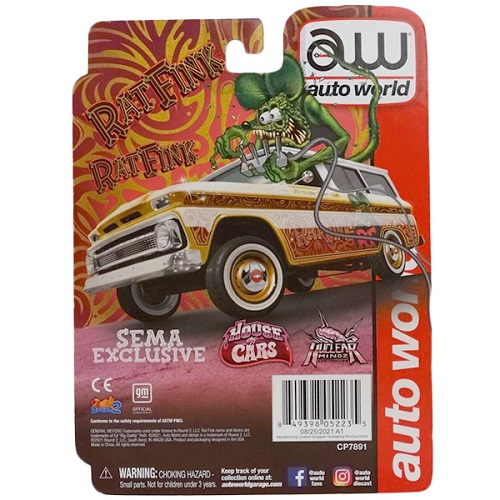楽天市場】ダイキャストメタル 1:64 Rat Fink 1965 Chevrolet Suburban