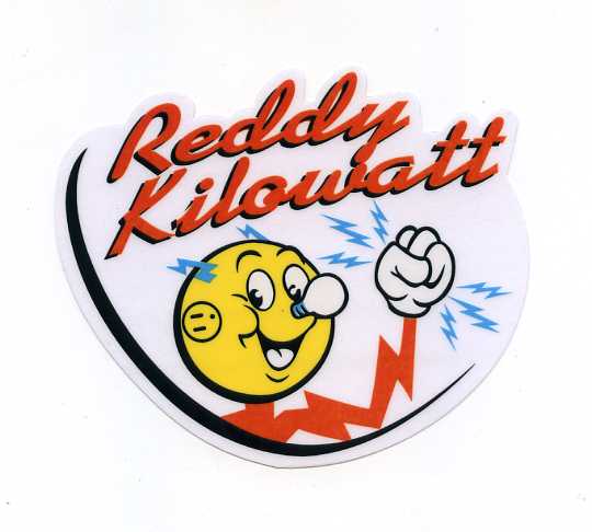 楽天市場】Reddy Kilowatt(レディキロワット)ステッカー【カンパニー