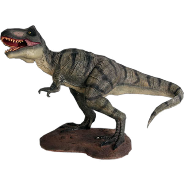 楽天市場】FRP恐竜オブジェ 小型版T-rex【即納可】置物 白亜紀 肉食