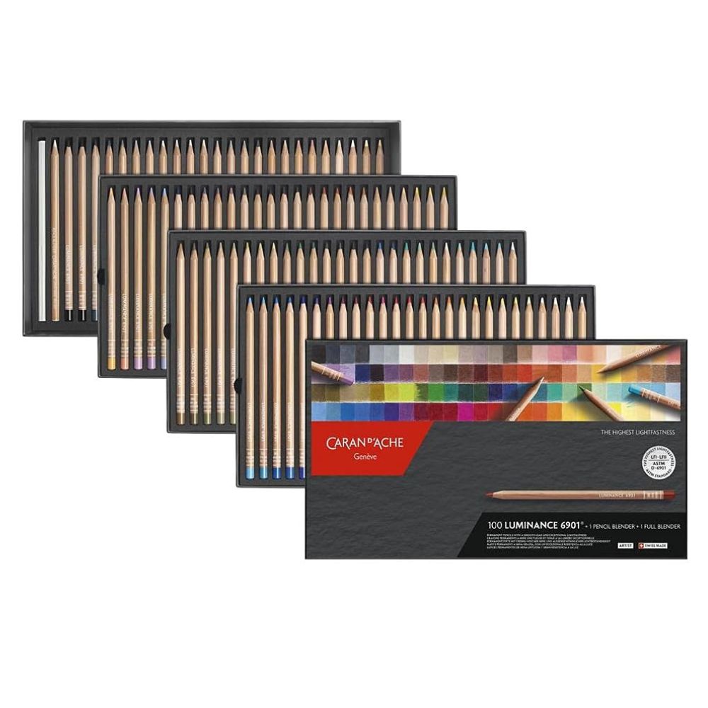 カランダッシュルミナンス油性色鉛筆 100本セット