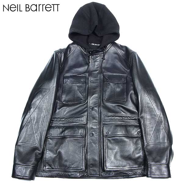 NEIL BARRETT ニールバレットレザージャケット S