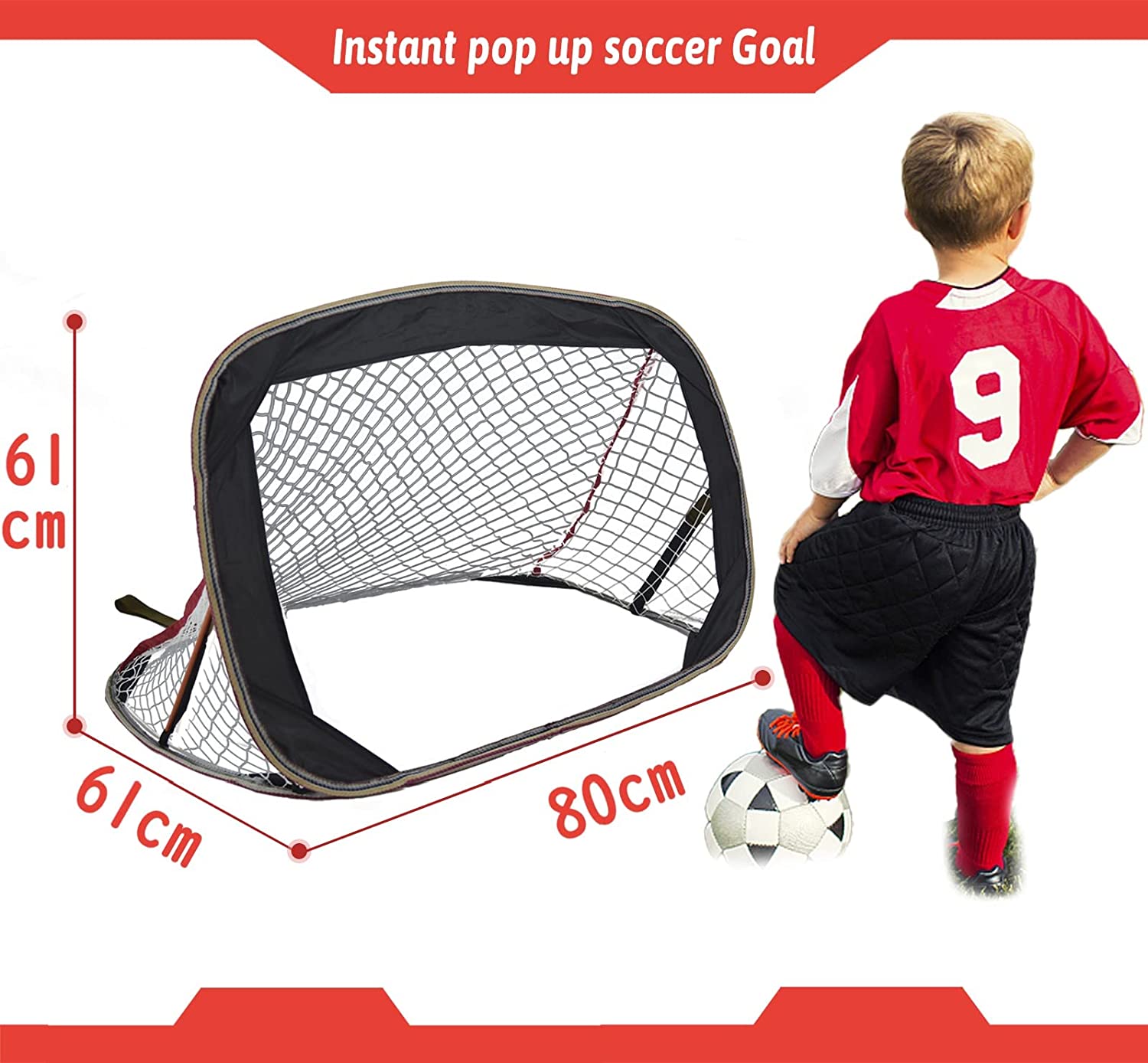 楽天市場】サッカーゴール 80×60×60cm 子供用サッカーゴール ミニ