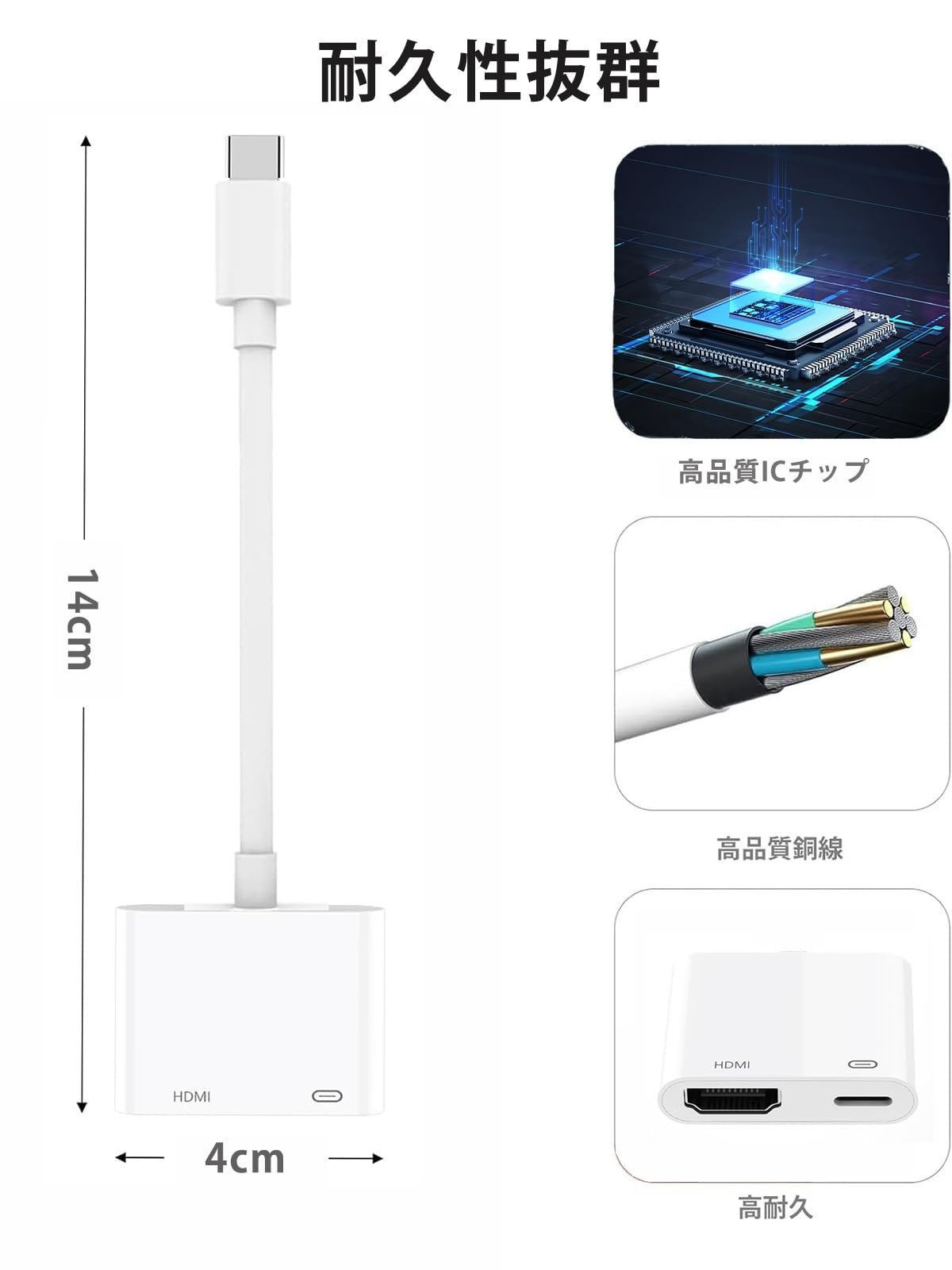 楽天市場】USB Type C HDMI 変換アダプタ 【2025新登場】 iPhone 15