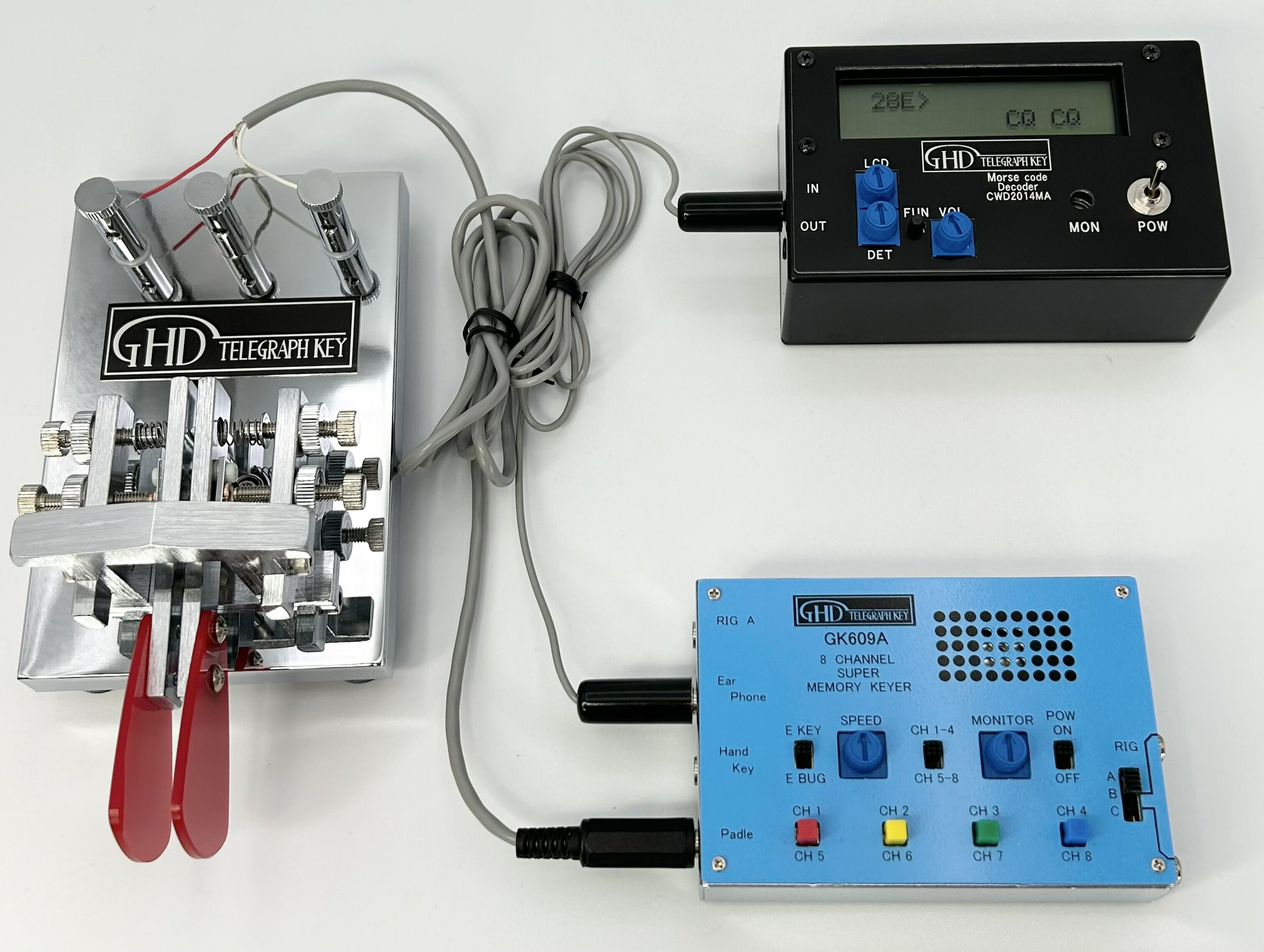GHD製 CW解読機 CWD2014 アマチュア無線 CW（モールス符号）解読機 GHD