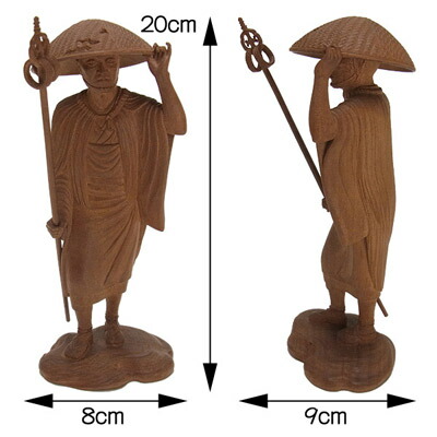 アンティーク木製 彫刻 人物像 約20cm アンティーク木製 彫刻 人物像