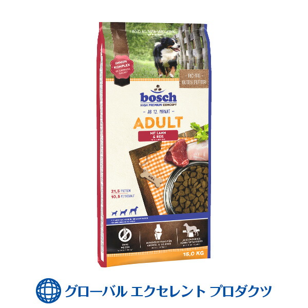 楽天市場】【正規輸入品】犬用 アダルトラム＆ライス 3kgボッシュ ハイ