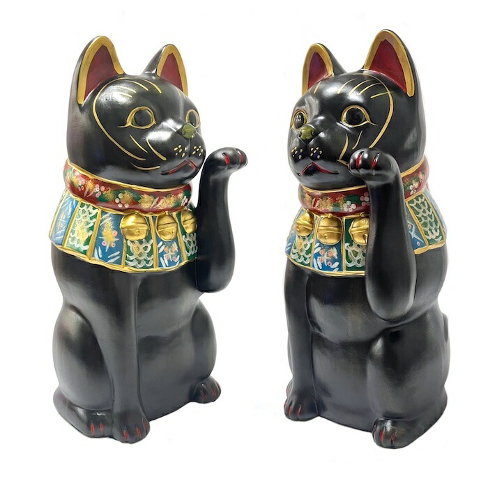 骨董 瀬戸 輸出用 希少 黒猫 招き猫 象コラボ ティーポット オブジェ