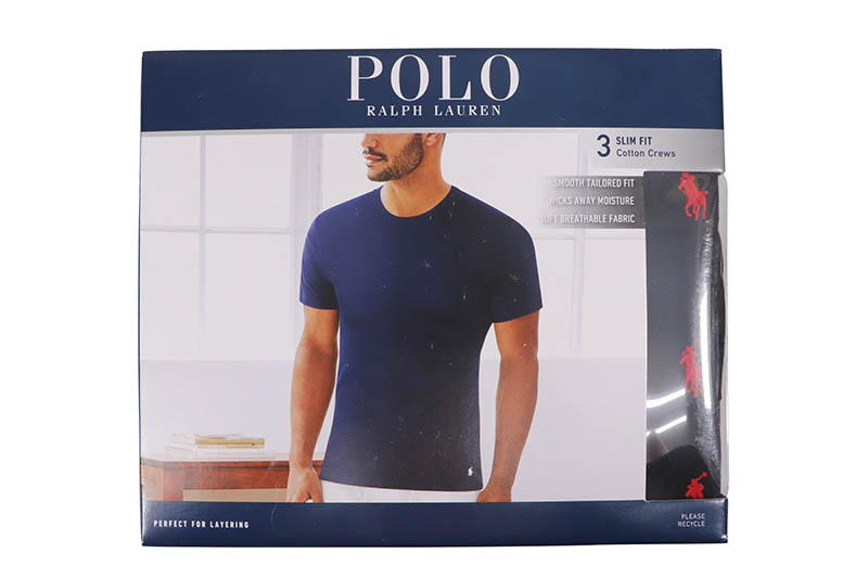 楽天市場】POLO RALPH LAUREN SLIM FIT COTTON CREWS 3PCS (NSCNP3-PBD