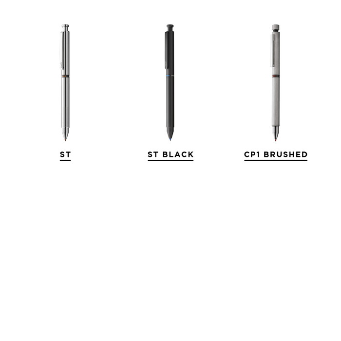 Lamy cp1 振り子式 トライペン ボールペン 多機能ペン ヘアライン 3色