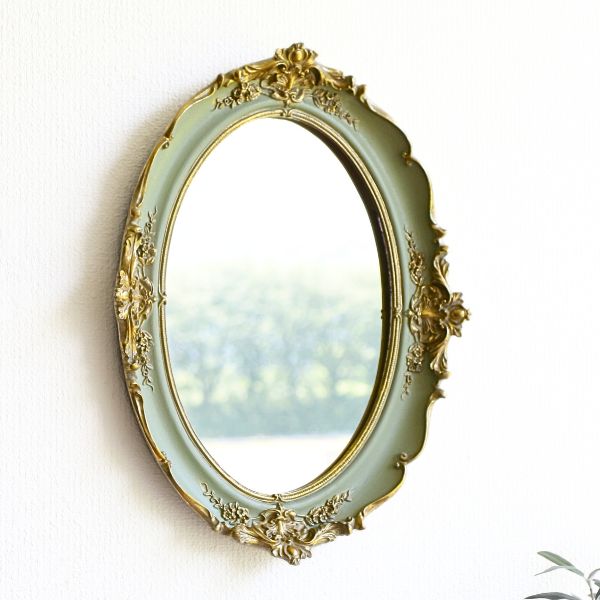 楽天市場】壁掛けミラー 鏡 ウォールミラー おしゃれ アンティーク調