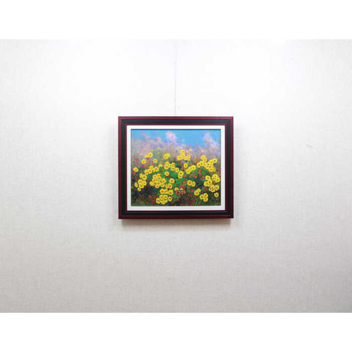 古谷一男 『柘榴』油彩 板絵 F4 古谷一男『柘榴』油彩板絵F4