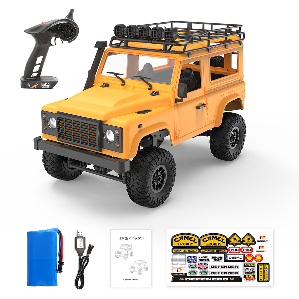 楽天市場】DEERC ラジコン クローラー アップグレード版 ラジコンカー