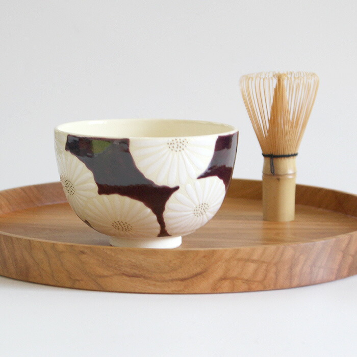 楽天市場】茶道具 抹茶茶碗 清水焼 白菊紫地 西川貞三郎商店 かより 京