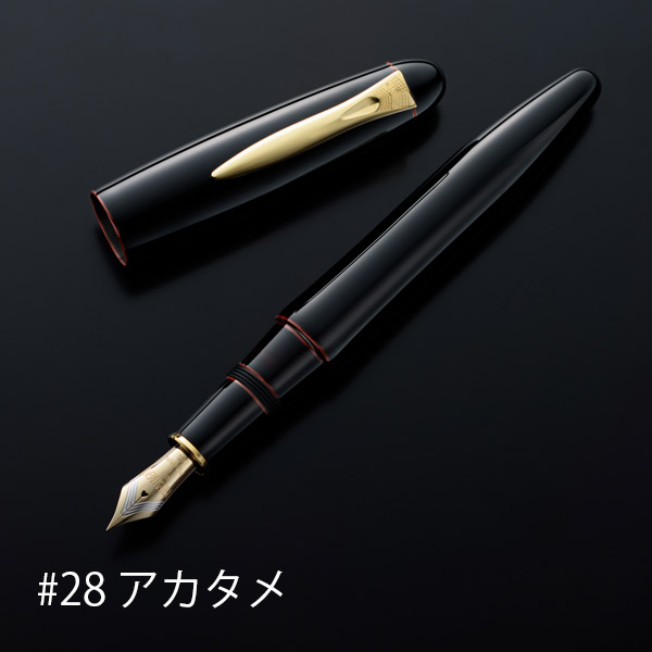 楽天市場】PLATINUM プラチナ萬年筆 出雲 溜塗り 万年筆 PIZ-55000 空