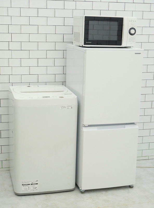 大手日本製 Panasonic MITSUBISHI SHARP 家電3点セット