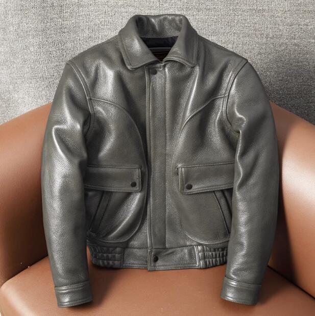 2025年最新】Yahoo!オークション -カウハイドレザージャケットの中古品