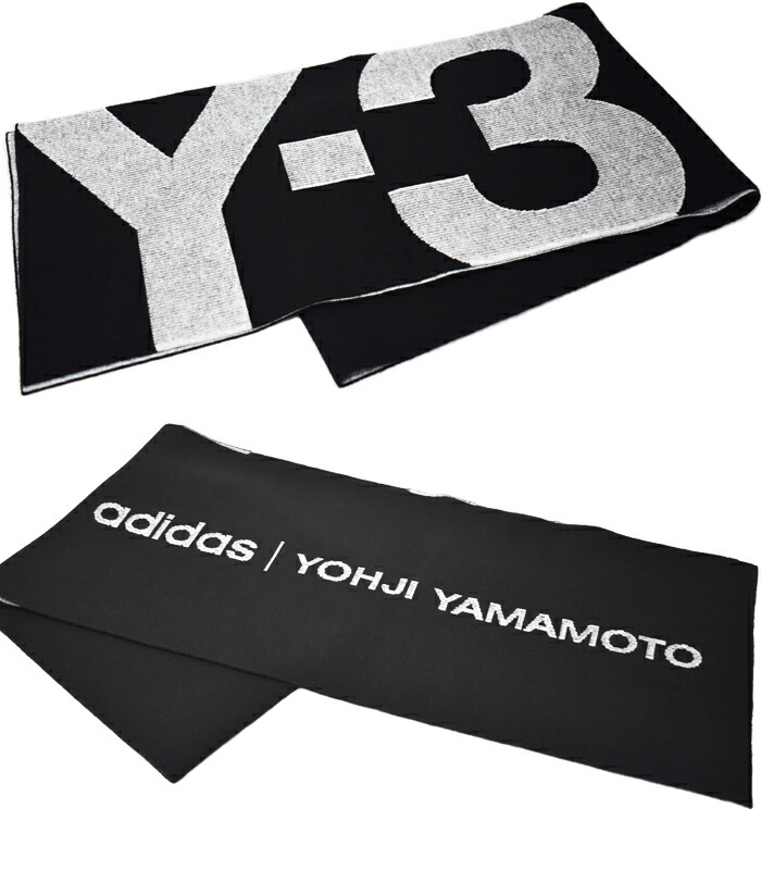 楽天市場】Y-3 ワイスリー マフラー スカーフ BLACK/ブラック Y-3