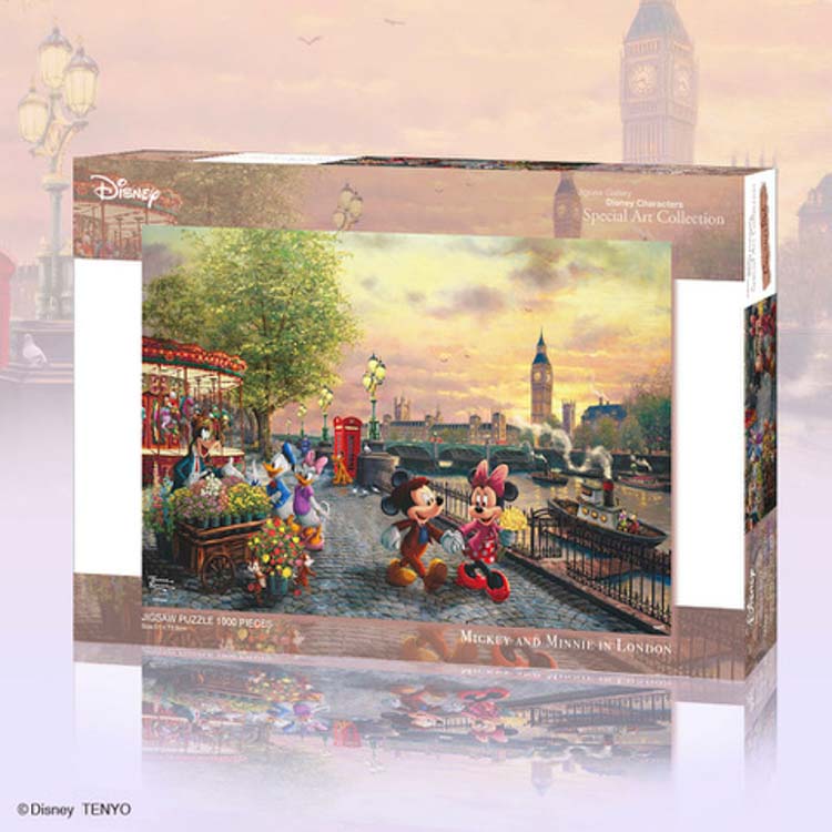 楽天市場】ジグソーパズル 1000ピース Mickey and Minnie in London