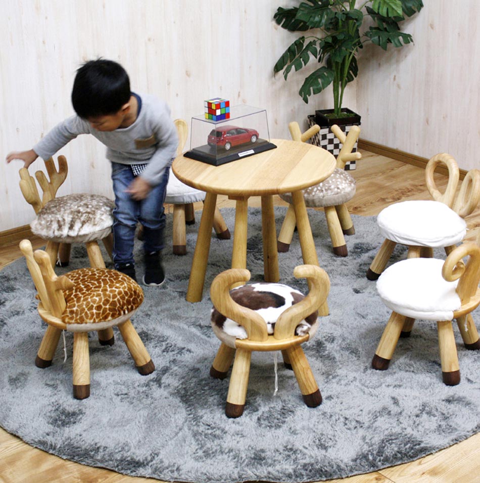 ま*ゆ様 アニマルテーブル チェア2脚 セット ま*ゆ様 アニマル