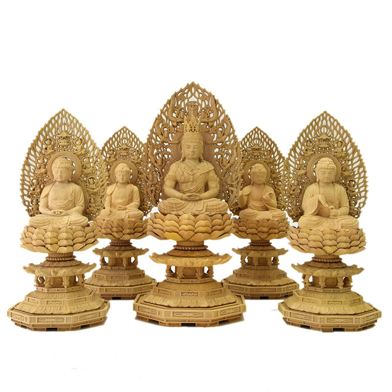 橱入大日如來仏 木刻 橱入大日如來仏 木刻