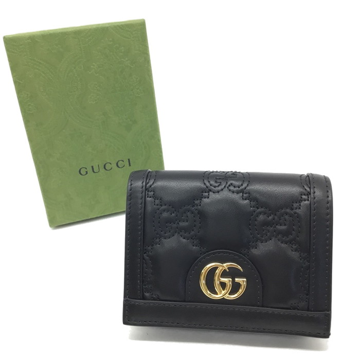 楽天市場】GUCCI【グッチ】GGマトラッセ カードケース 二つ折り財布