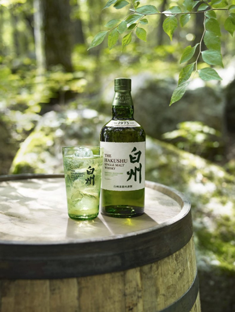 サントリー 白州シングルモルトウイスキー 1973年製箱付き