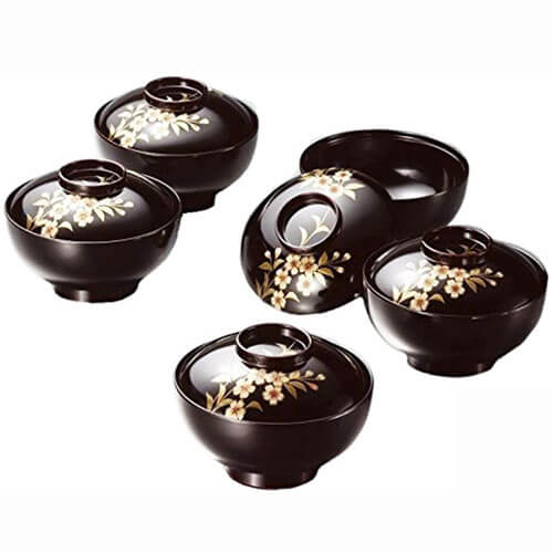 蓋付き 菓子椀 5客 煮物椀 骨董品 蓋付き 菓子椀 5客