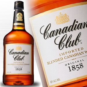 Canadian Club 1858 ブレンデッドウイスキー 1750ml 3本 Canadian Club