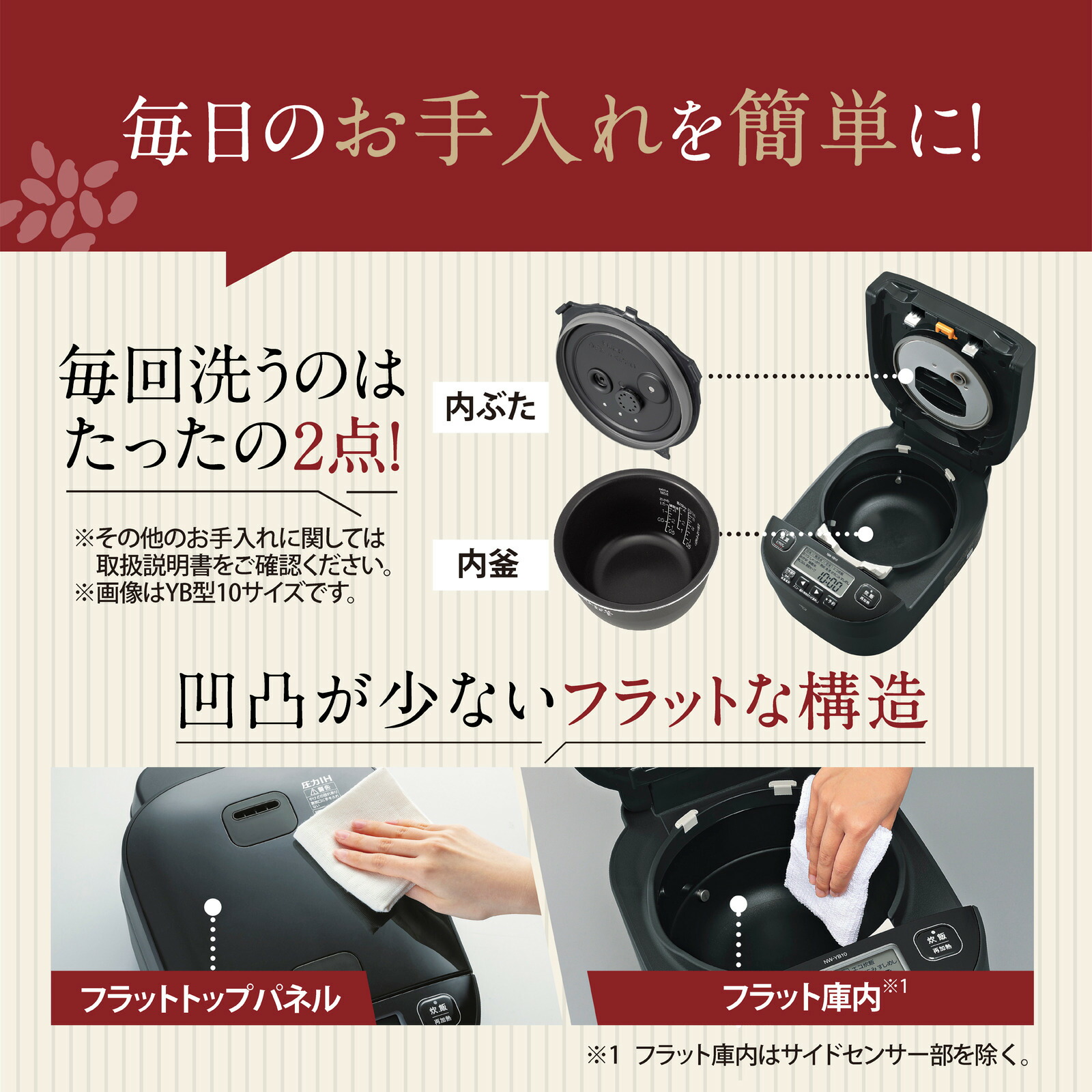 楽天市場】象印 圧力IH炊飯ジャー 極め炊き 5.5合 NW-YR10-BZ