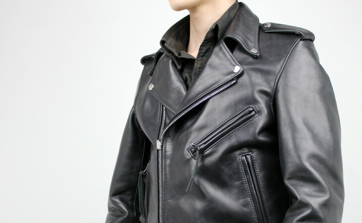 楽天市場】革ジャン メンズ ライダース ダブルライダース 本革 馬革