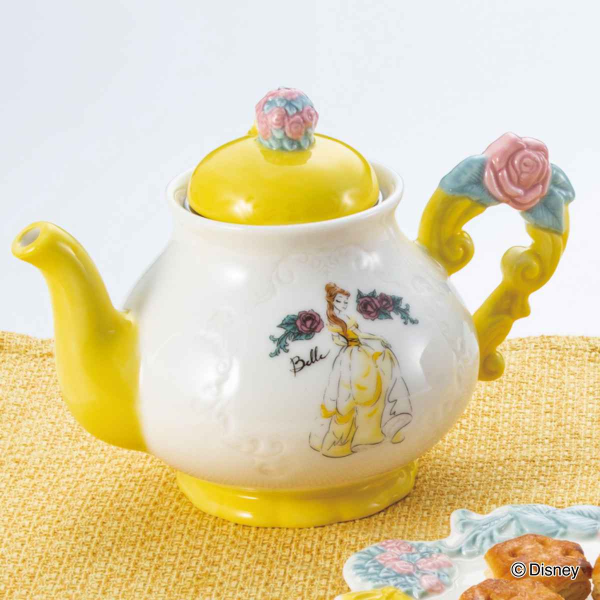 楽天市場】ティーポット 655ml 美女と野獣 磁器 （ 紅茶ポット 急須