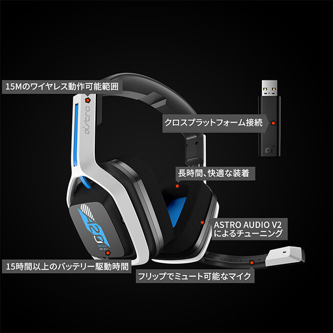 ASTRO A20 ワイヤレスヘッドホン