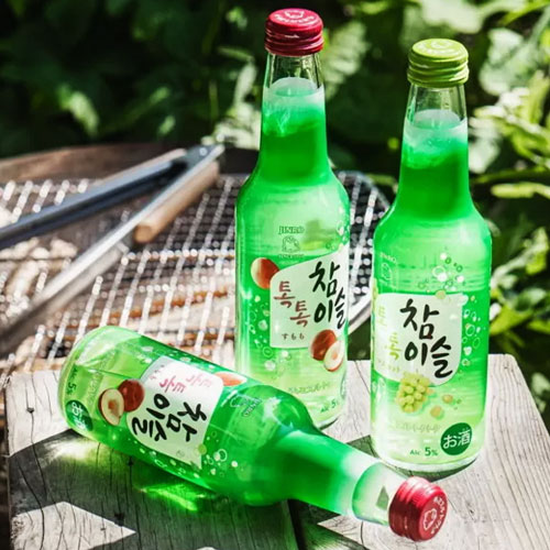 楽天市場】JINRO チャミスル トクトク すもも 275ml×1本ソーダ割り