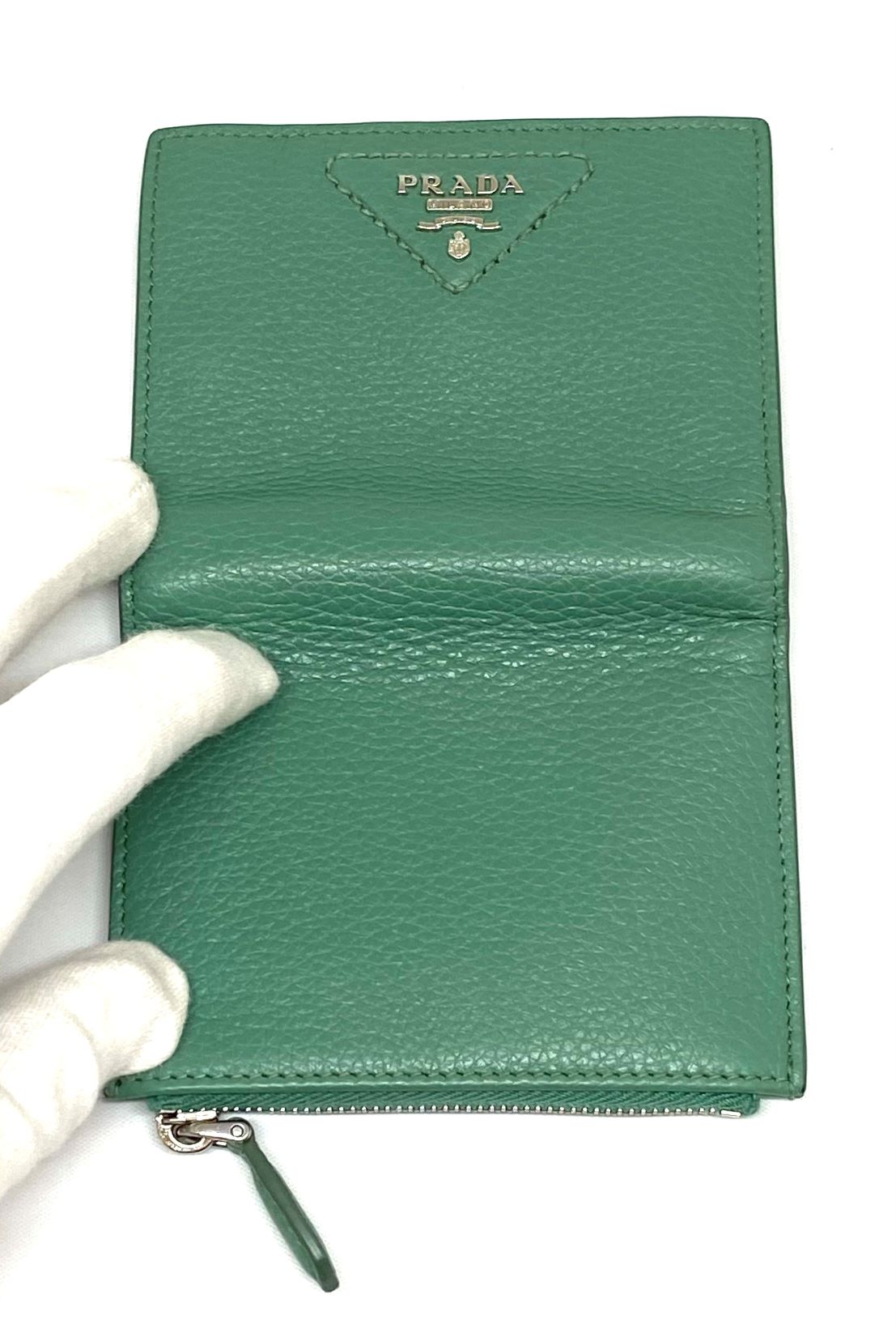 楽天市場】PRADA プラダ*ヴィテロダイノレザー 二つ折り財布 スモール