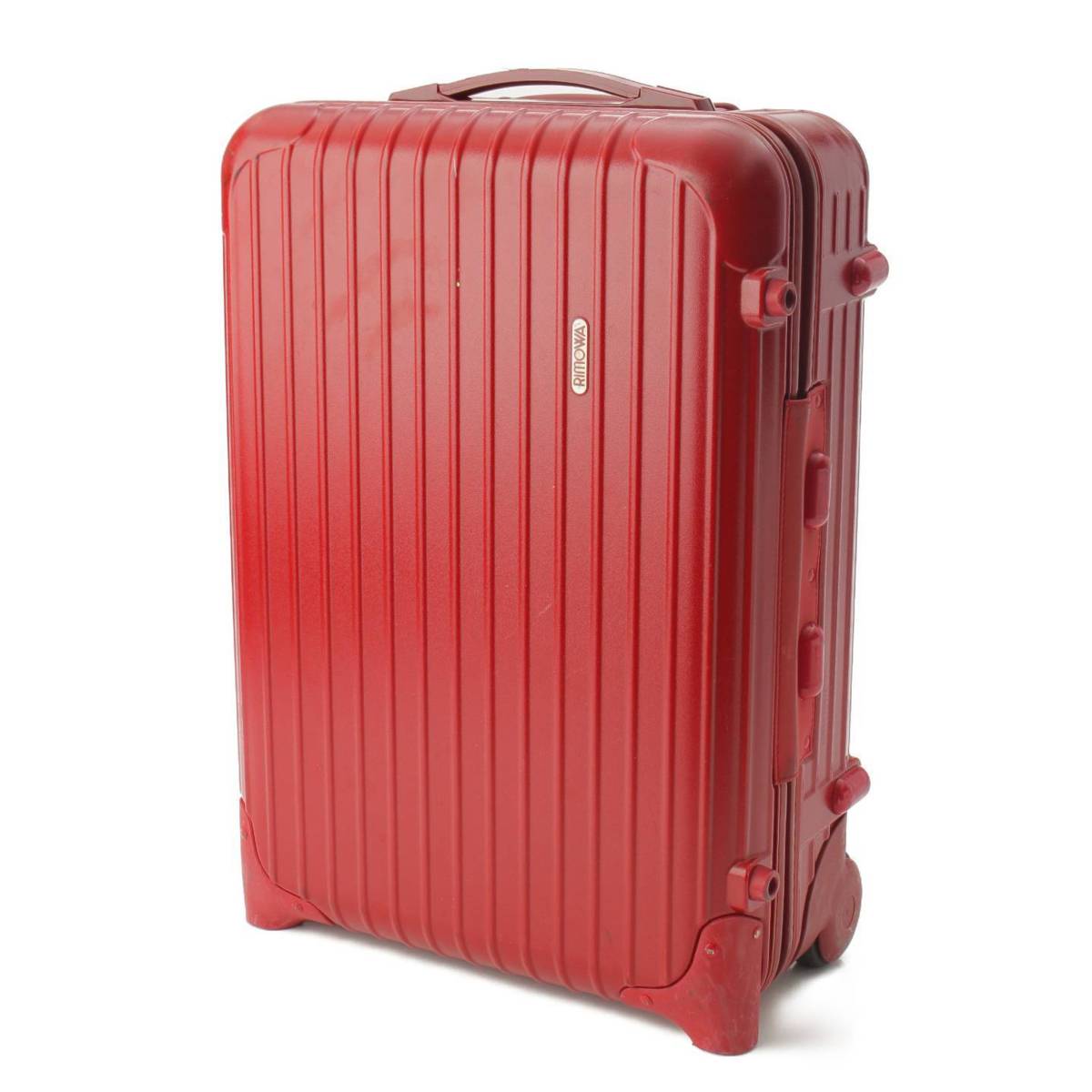 美品 廃盤 RIMOWA レッドキャリーケース 2輪 35L リモワ