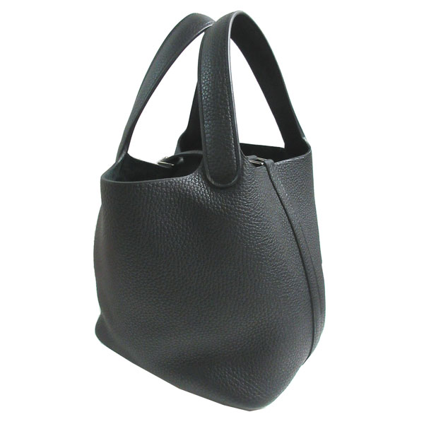 楽天市場】≪Brand new≫ Hermes Picotin Lock 18 PM Bag Black Silver