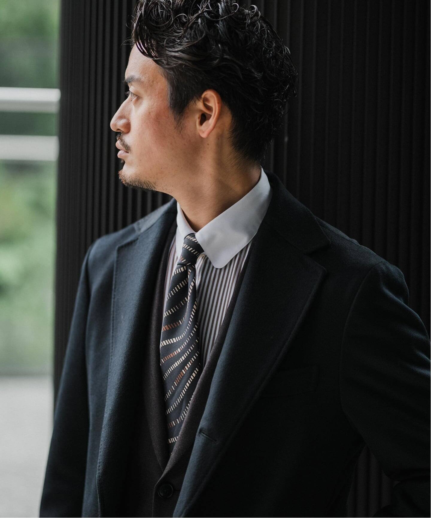 EDIFICE｜《追加》SUPER 140's ウール / カシミヤ チェスターコート