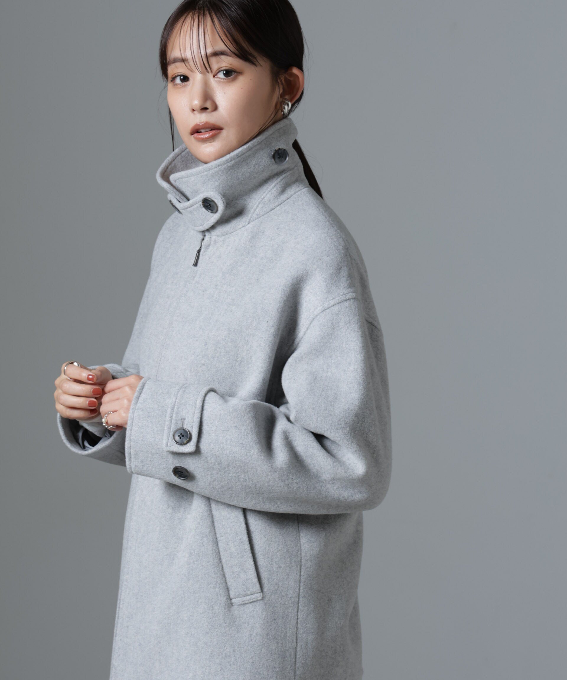 NANO universe｜ZIPミドルコート | Rakuten Fashion(楽天ファッション