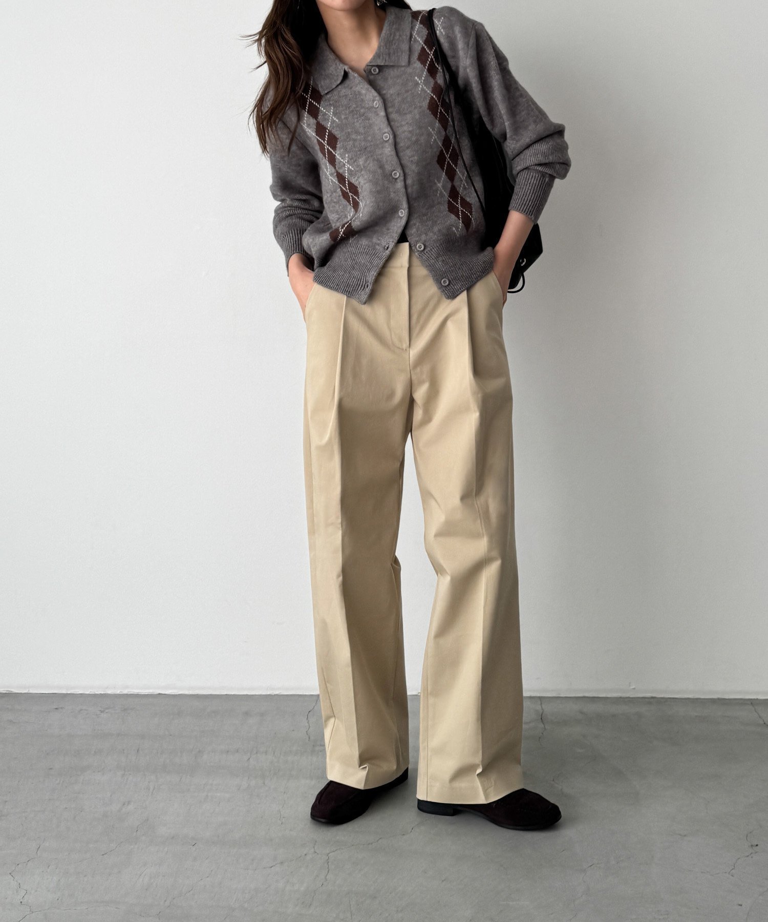 CANAL JEAN｜HARING クラシックタックパンツ | Rakuten Fashion(楽天