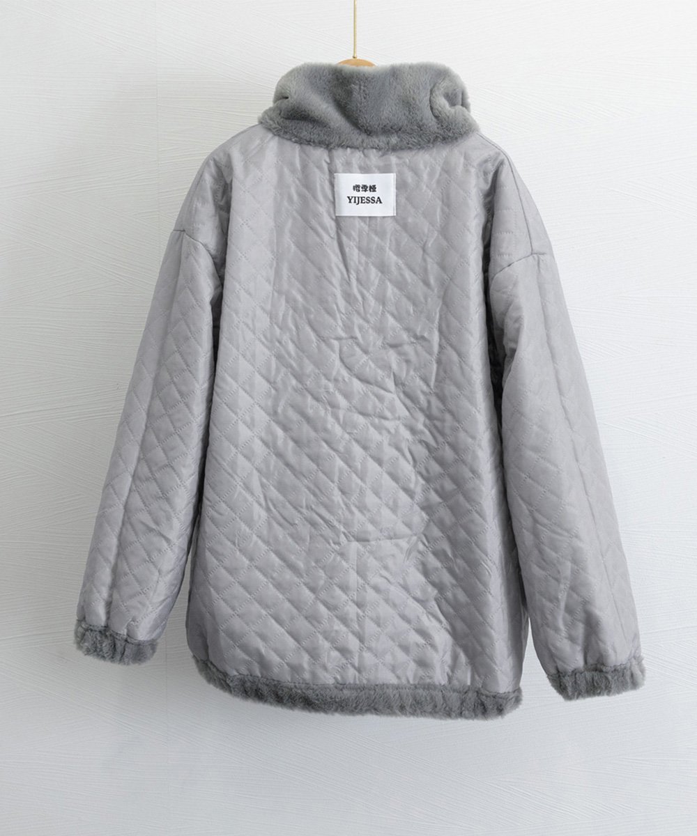 miniministore｜スタンドカラーボアジャケット レディース | Rakuten