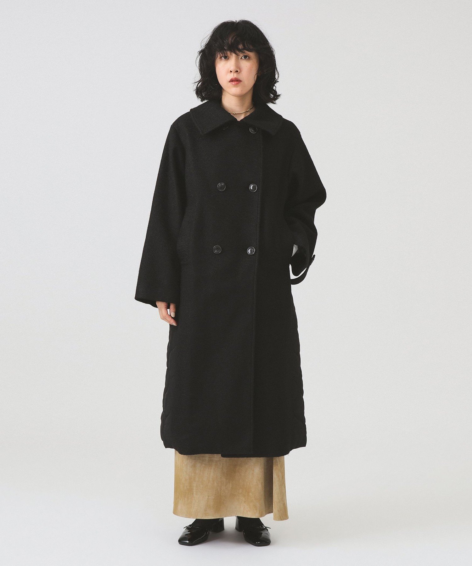 BEAMS WOMEN｜RBS / キルティング キリカエ コート 25AW 冬アウター