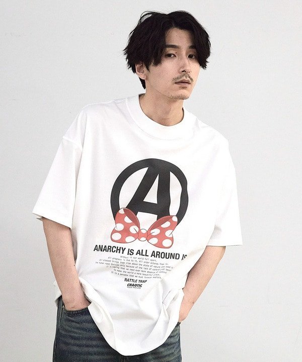 BADSAIKUSH Anarchy 注文 Tシャツ 白 Lサイズ 送料込み BADSAIKUSH