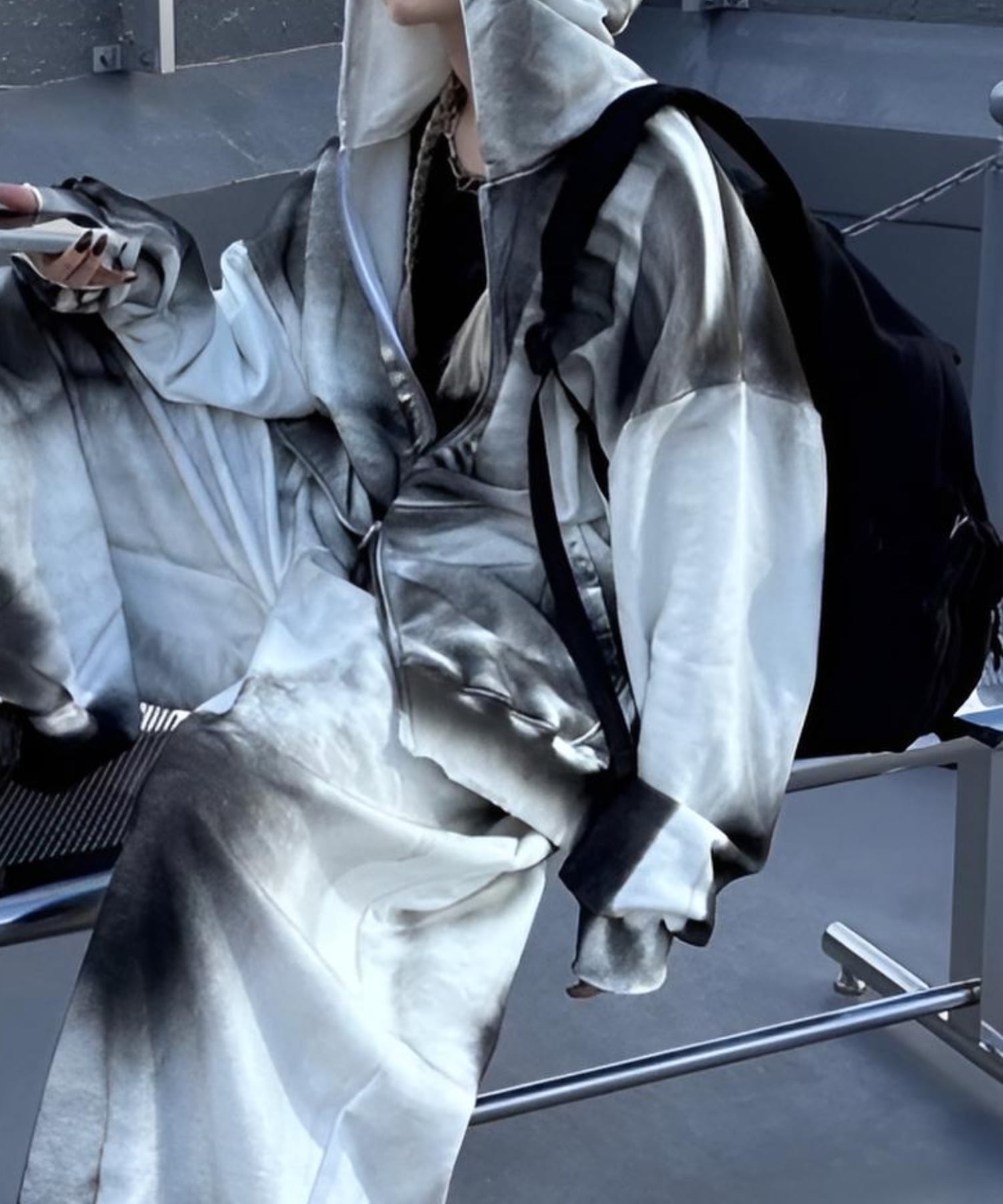 Never mind the XU / Chikashitsu+｜【nmtc+】washing zip up hoodie